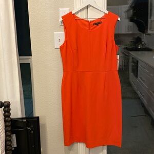 Orange Sheath dress
